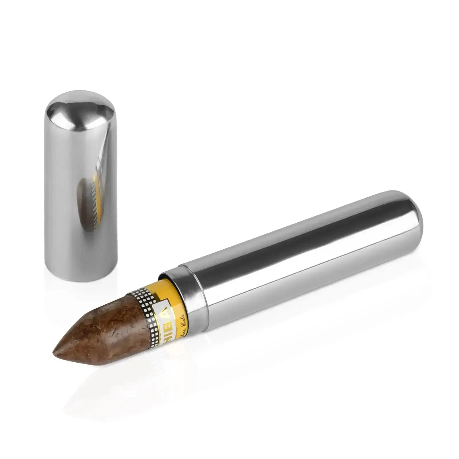 0.8" Carrying Cigar Box Cigar Case Tube for Cigars