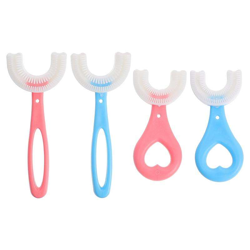 Wholesale Factory Price Silicone U-Shape Toothbrush Children′ S Kids Toothbrush Baby Tooth Brush