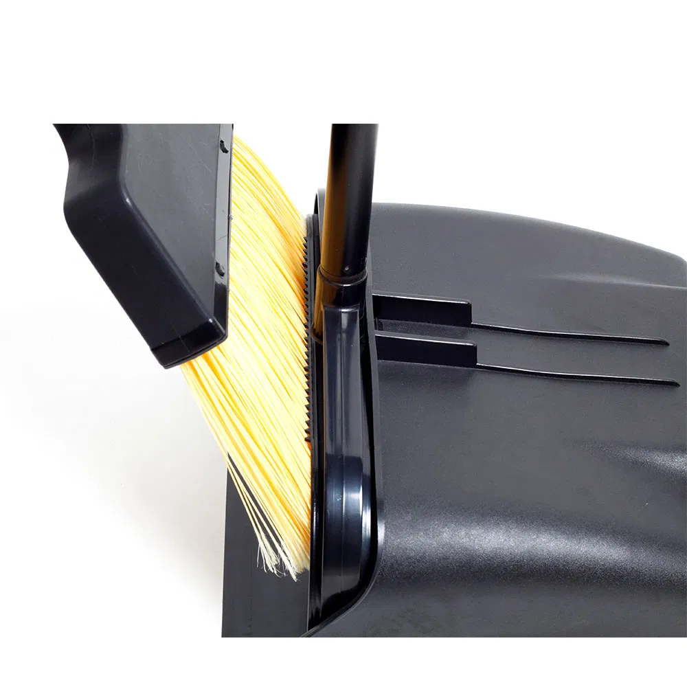 Handy Windproof Lobby Dustpan with Broom Set Plastic Broom