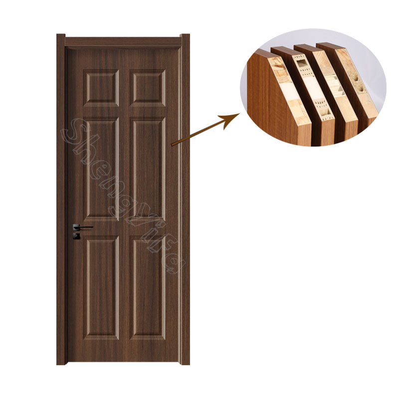 WPC Sliding Swing Paint-Free Waterproof PVC Polymer Interior Composite Door
