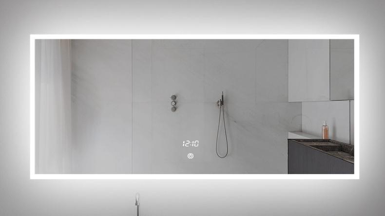 Greenfrom Bathroom Backlit Mirror Large LED Wall Mirror High Class Hotel Mirror