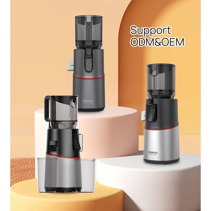 Sj-077 New 120mm Wide Feeding Mouth Slow Juicer Household Electric Fruit Extractor with Whole Fruit Squeeze Cold Press Juicer