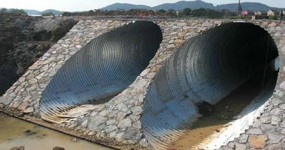 Metal Tunnel Galvanized Steel Culvert Pipe Factory Supply Price