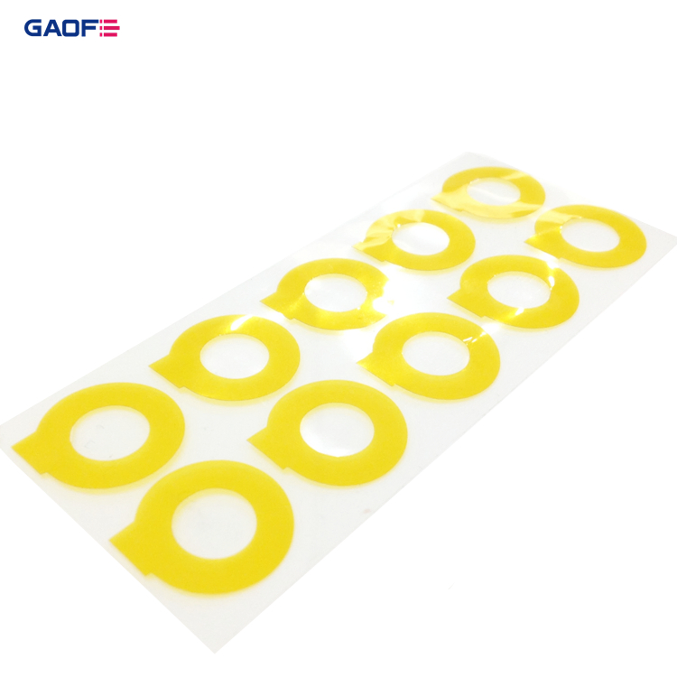 Gaofe Die Cut Dots Discs 260 Degree Industrial Electronics Single-Sided Polyimide Tape Circuit Board Heat Resistant Labels