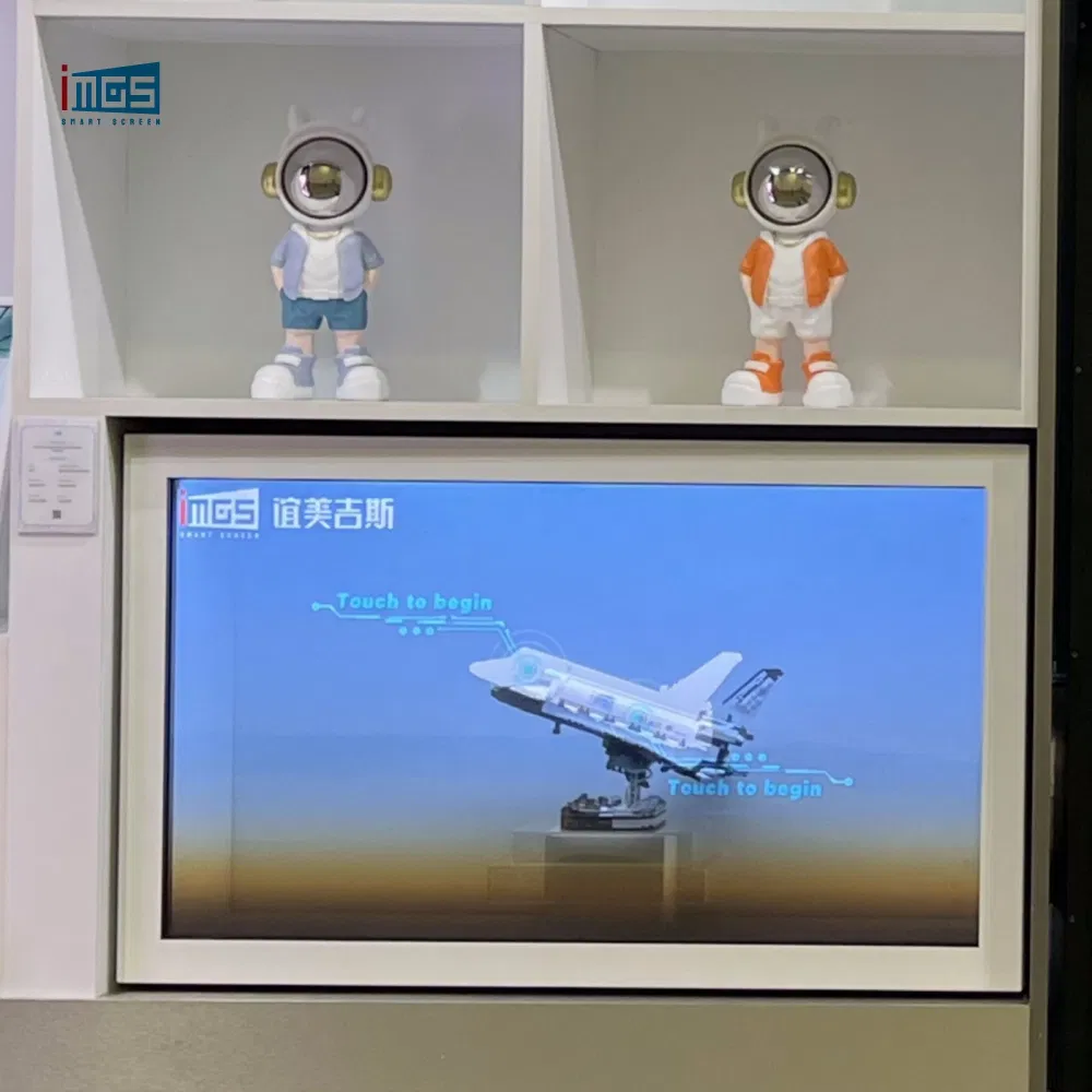 43 Inch Smart Window Shop Screen Interactive Displays Touch Digital Kiosks