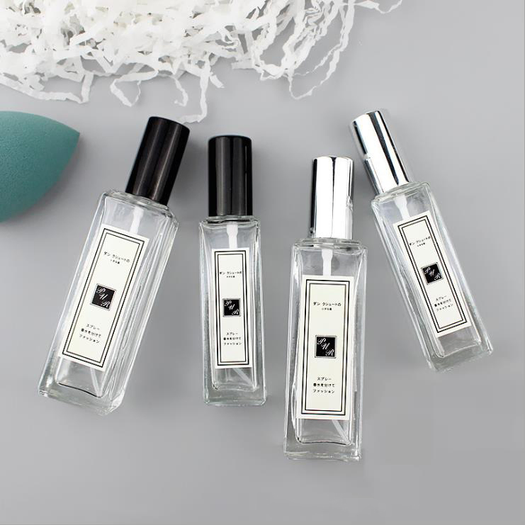 5-100ml Clear Gold Glass Perfume Bottle Spray Bottle