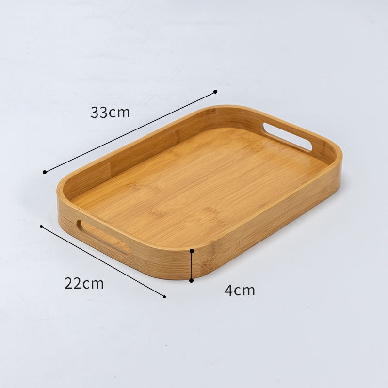 Elegant Bamboo Tea Set Tray for Stylish Gatherings and Events