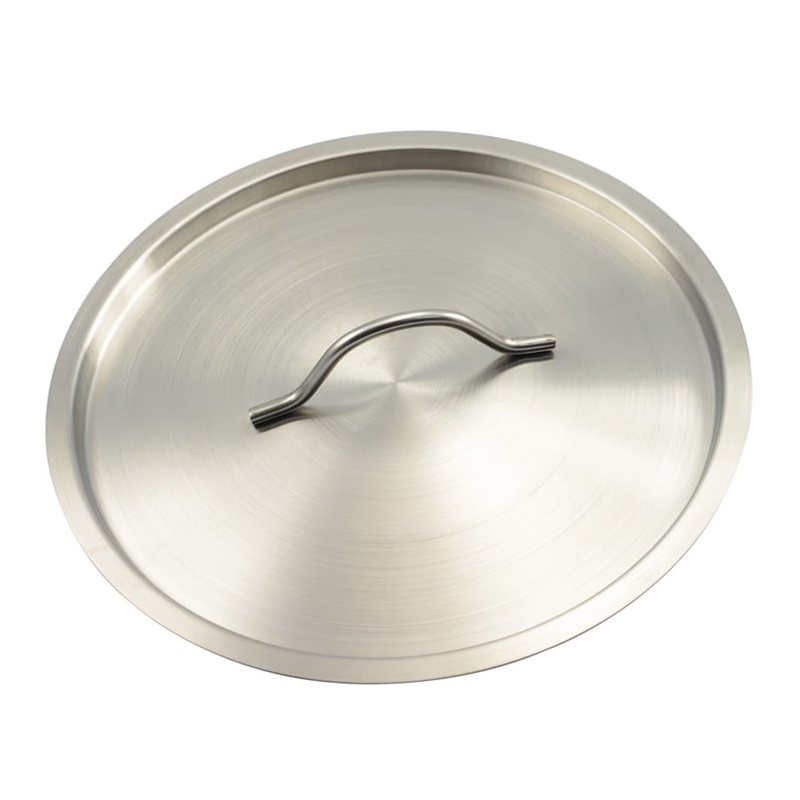 Kitchen Equipment Cookware Stainless Steel High Body Stock Pot with Sandwich Bottom