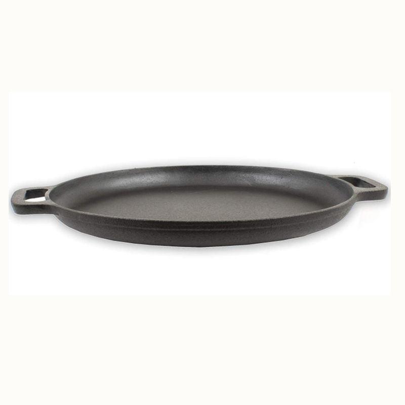 Cast Iron Pizza Pan for BBQ Camping
