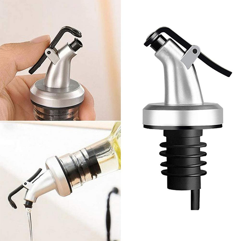 Leak-Proof Stainless Steel Cooking Oil Vinegar Olive Oil Tapered Stopper Spout Dispenser Pour Spouts for Sale