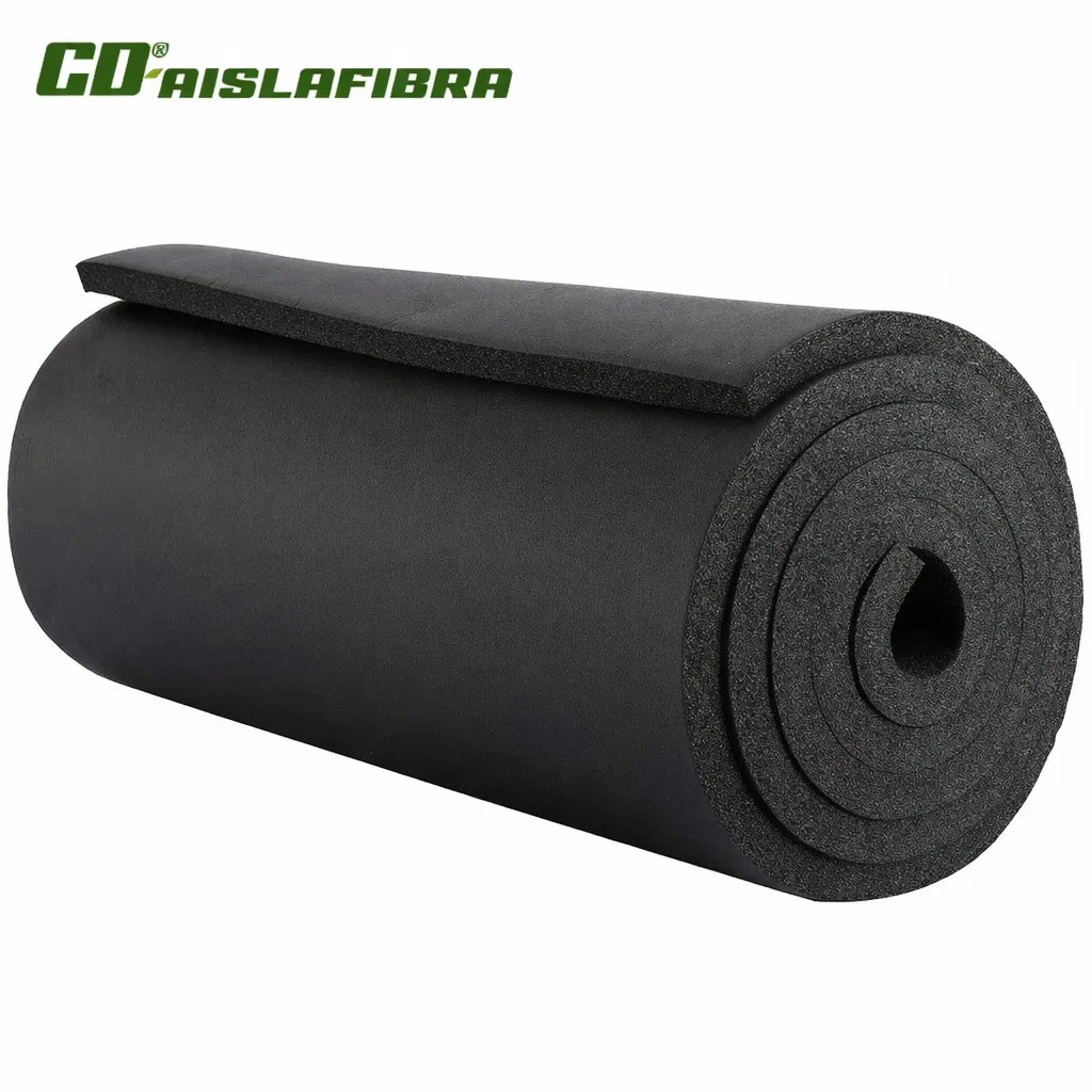 Gd-Aislafibra 9mm-50mm Thickness Factory Supply Use Heat Insulation Material Acoustic Thermal Insulstion Rubber Foam Sheet for Industrial