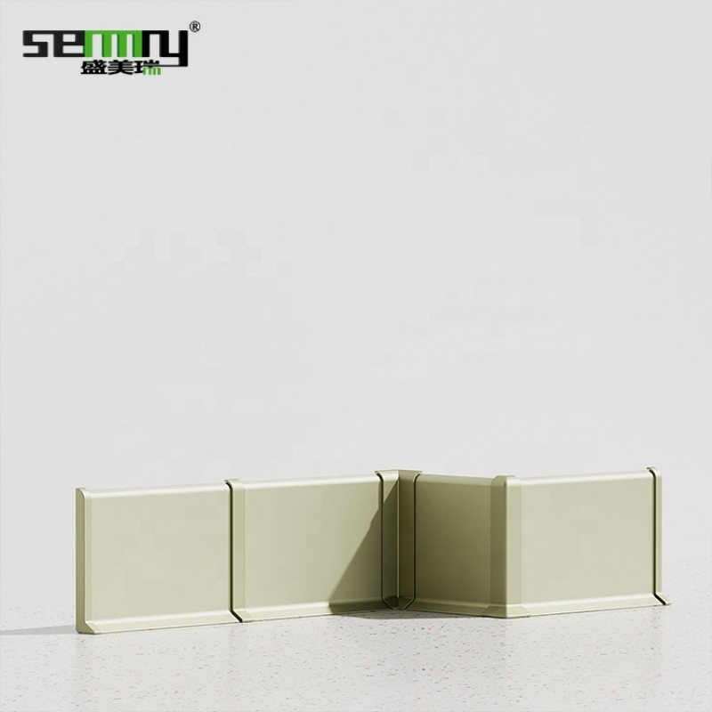 Skirting Board Brushed Aluminium Alloy Metal Baseboards Wall Flooring Aluminum Alloy