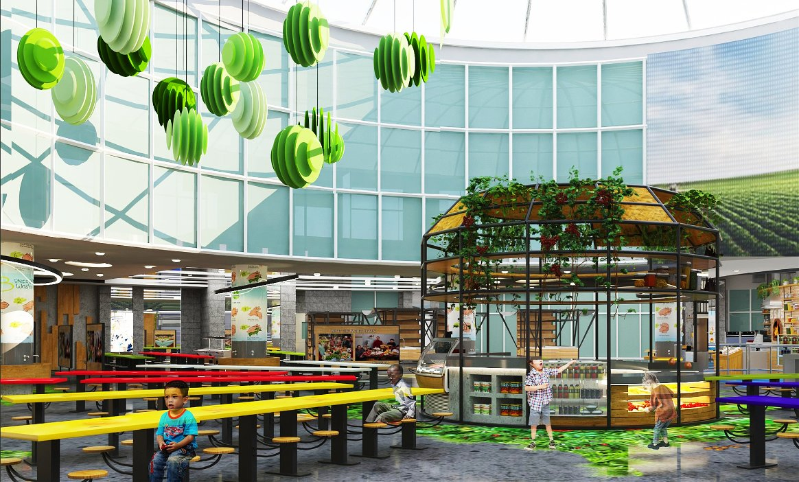 Kuscircle Polyester Fiber Suspend Acoustic Hanging Panel in The Working Space