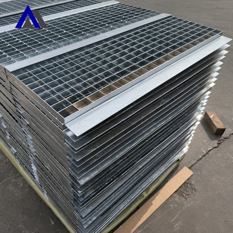 Hot DIP Galvanized Steel Grating Smooth Serrated Trench Cover