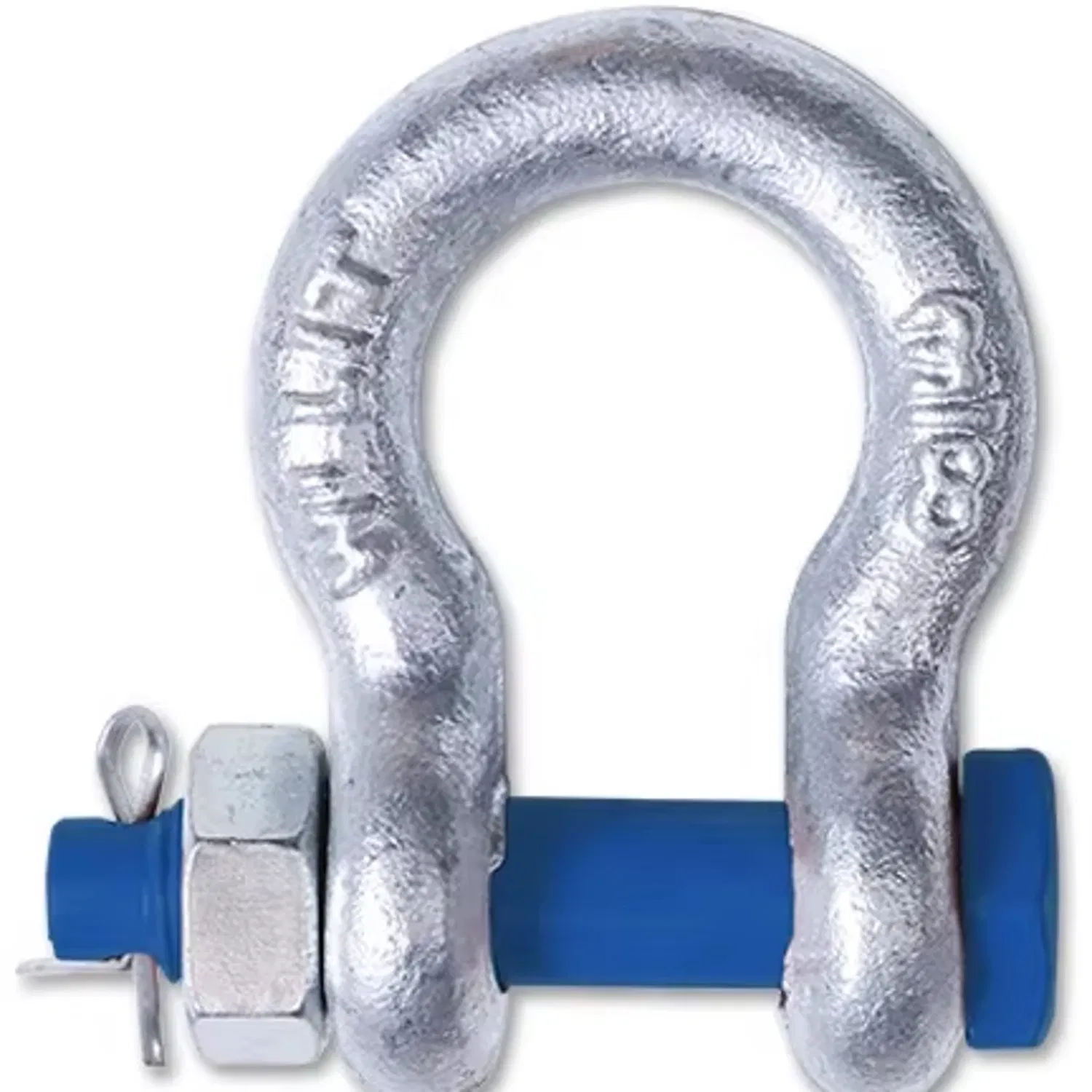 High Tensile Galvanized Steel Drop Forged Rigging Bow Shackle