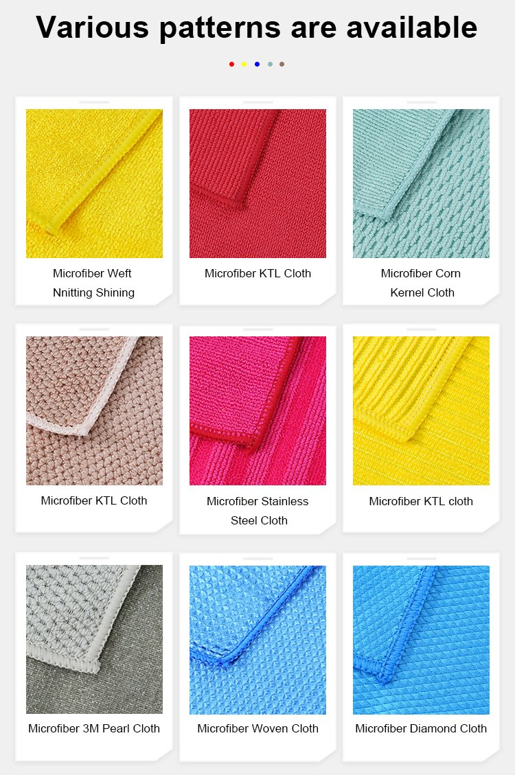 Microfiber Cleaning Cloth Green Custom Logo