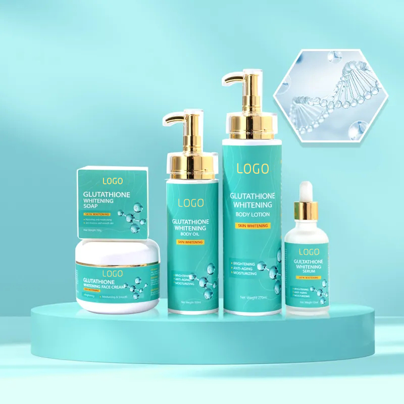 Beauty Cosmetics Skin Care Whitening and Improving Aging Skin Fine Lines Glutathione Skin Care Set