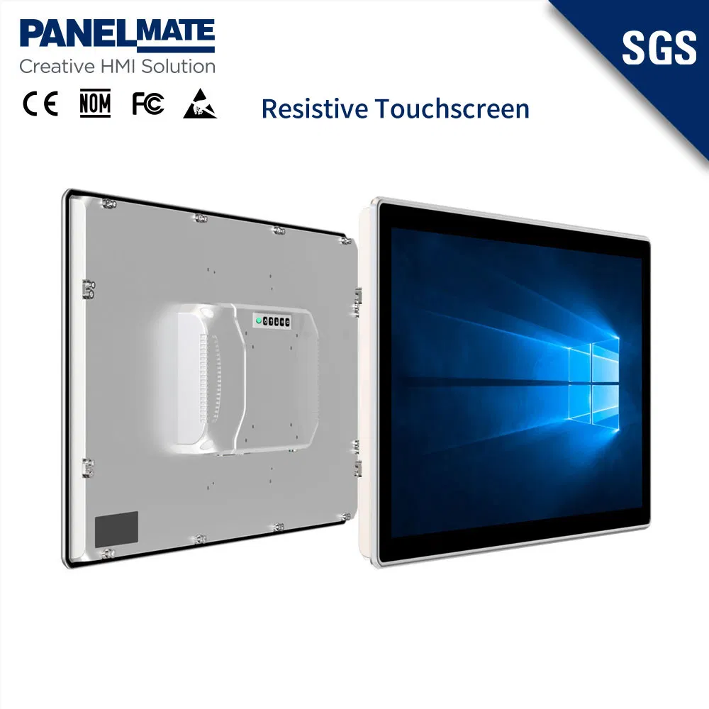 21.5 Inch Embedded Industrial Panel Touch Monitor IP65 Waterproof&Dustproof Resistive Touchscreen Industrial Display with RJ45 Idd-Link4