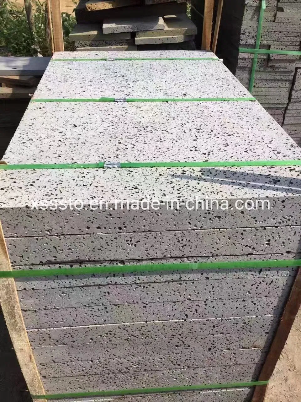 Volcanic Stone with Holes Tiles/Pavers/Strips/Mosaics