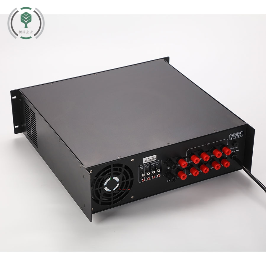 Bluetooth USB FM 8-Zone 70V/120V PRO Audio 8-Zone Mix PA Amplifier
