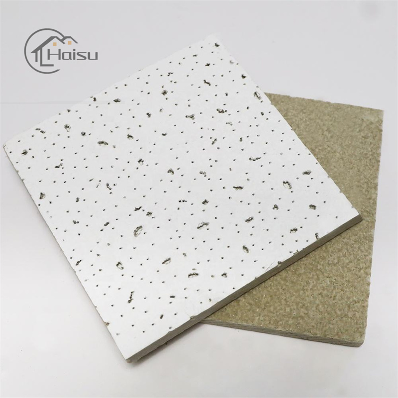 Light Weight Water Resistant Mineral Fiber Wool Ceiling Tiles for Acoustic Ceiling