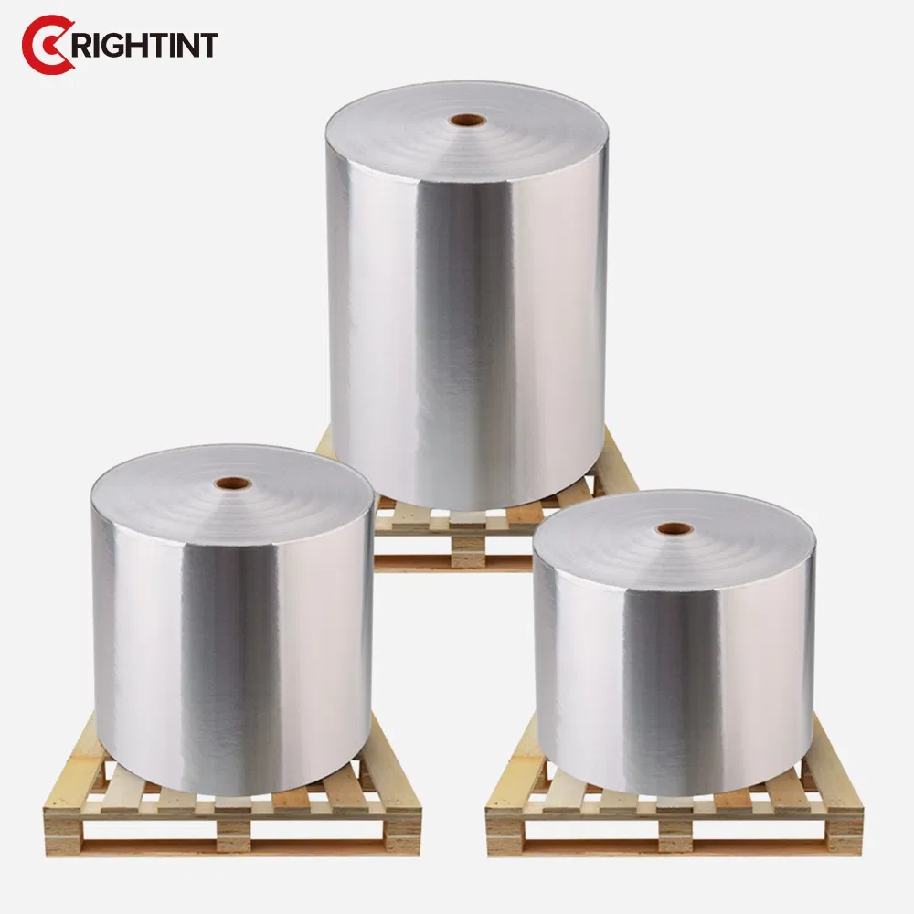 Cosmetic and bottle film labels with high gloss sticker paper roll
