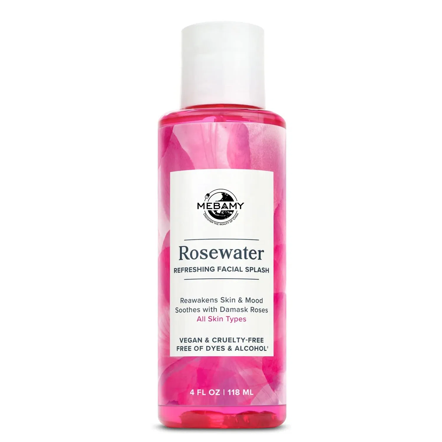 Private Label Shrink Pores Refreshing Oil Control Moisturizing Rose Water Toner