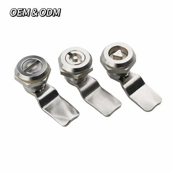 Ms705 Stainless Steel Triangle Square Double Bit Cam Lock Stainless Quarter Turn Lock