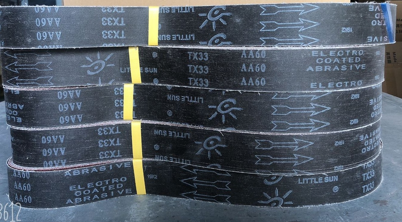 Kx167 Narrow and Wide Sanding Belts for Wood, Metal and Die Casting etc.