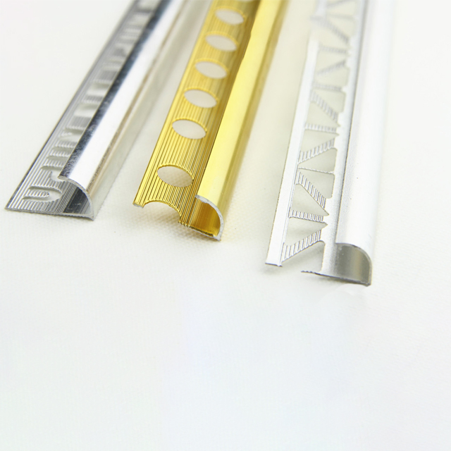 Customized Design Style Aluminum Extrusion Tile Corner Trim