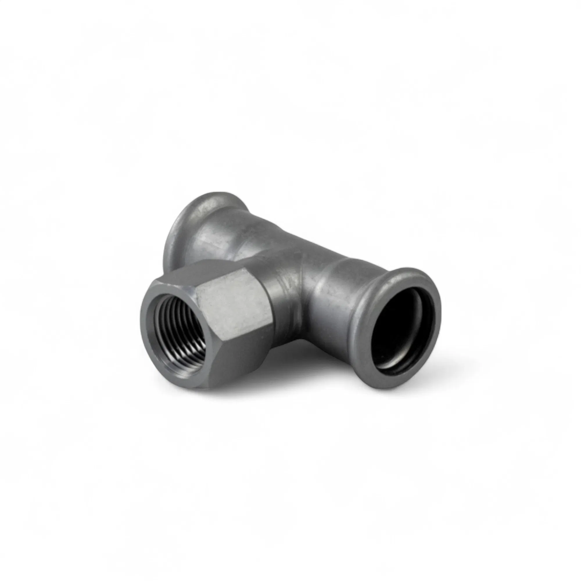 High-Quality AISI 304/316L Stainless Steel Press Fitting Tee