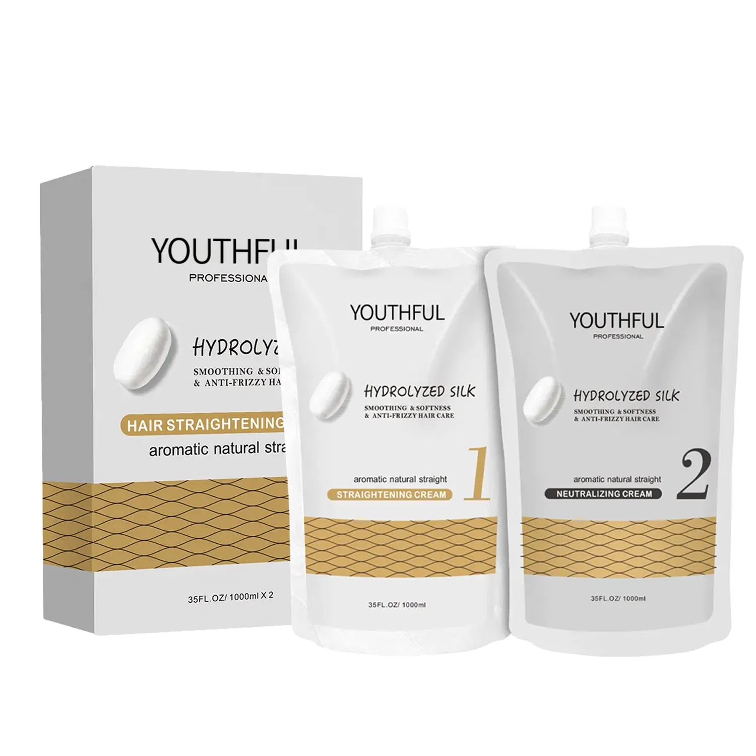 Professional Silky Protein Hair Straightening Moisturizing Cream