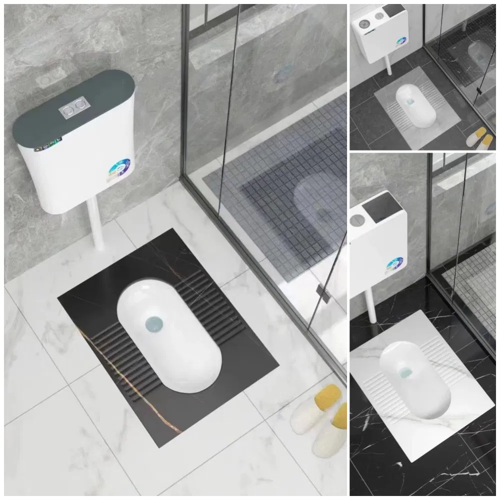 Ceramic Wc Pan Water Closet Medium Deep Luxury Western Style Porcelain Squatting Rock Slate Squat Toilet