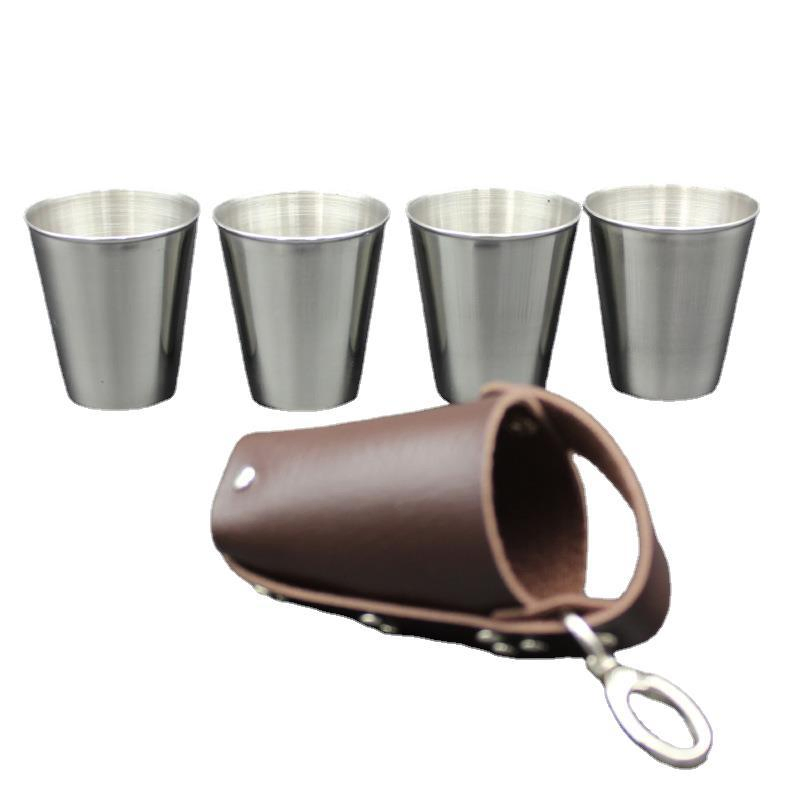 Metal Shot Glass Cup Stainless Steel Small Shot Wine Glass