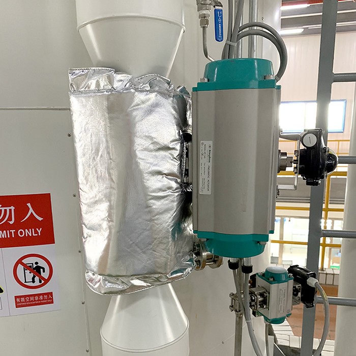 Removable Thermal Insulation Jacket for Pneumatic Valve