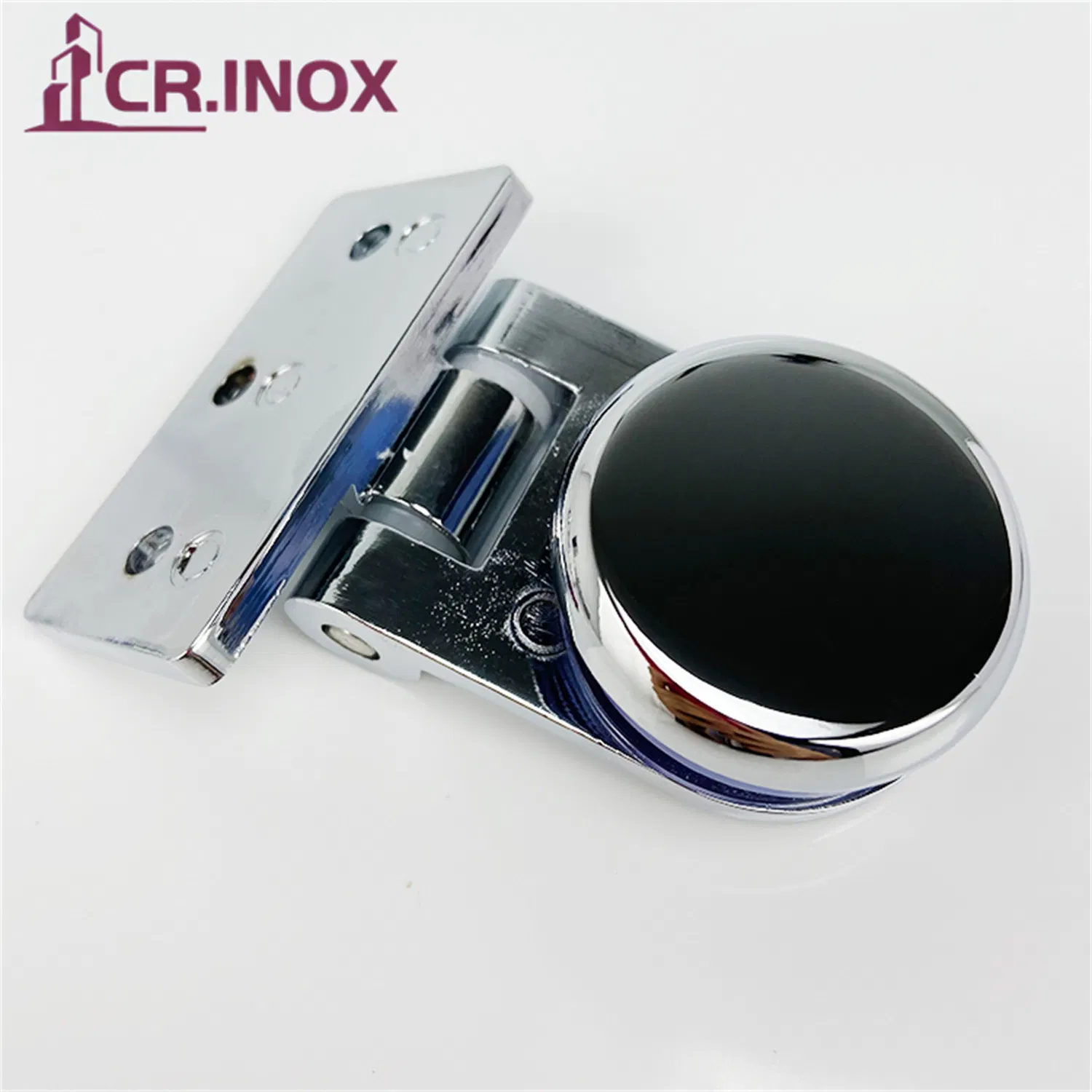 Small Size Bathroom Glass Hinge for Glass Circular Corner Pivot Clamp Glass Shower Door Hinge