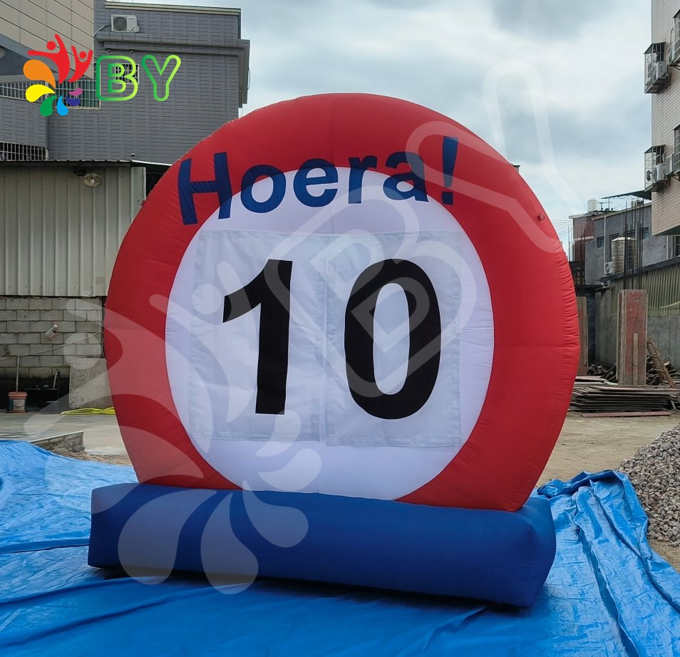 Customized Advertising Opblaasbaar Hoera Big Inflatable Billboard for Sale