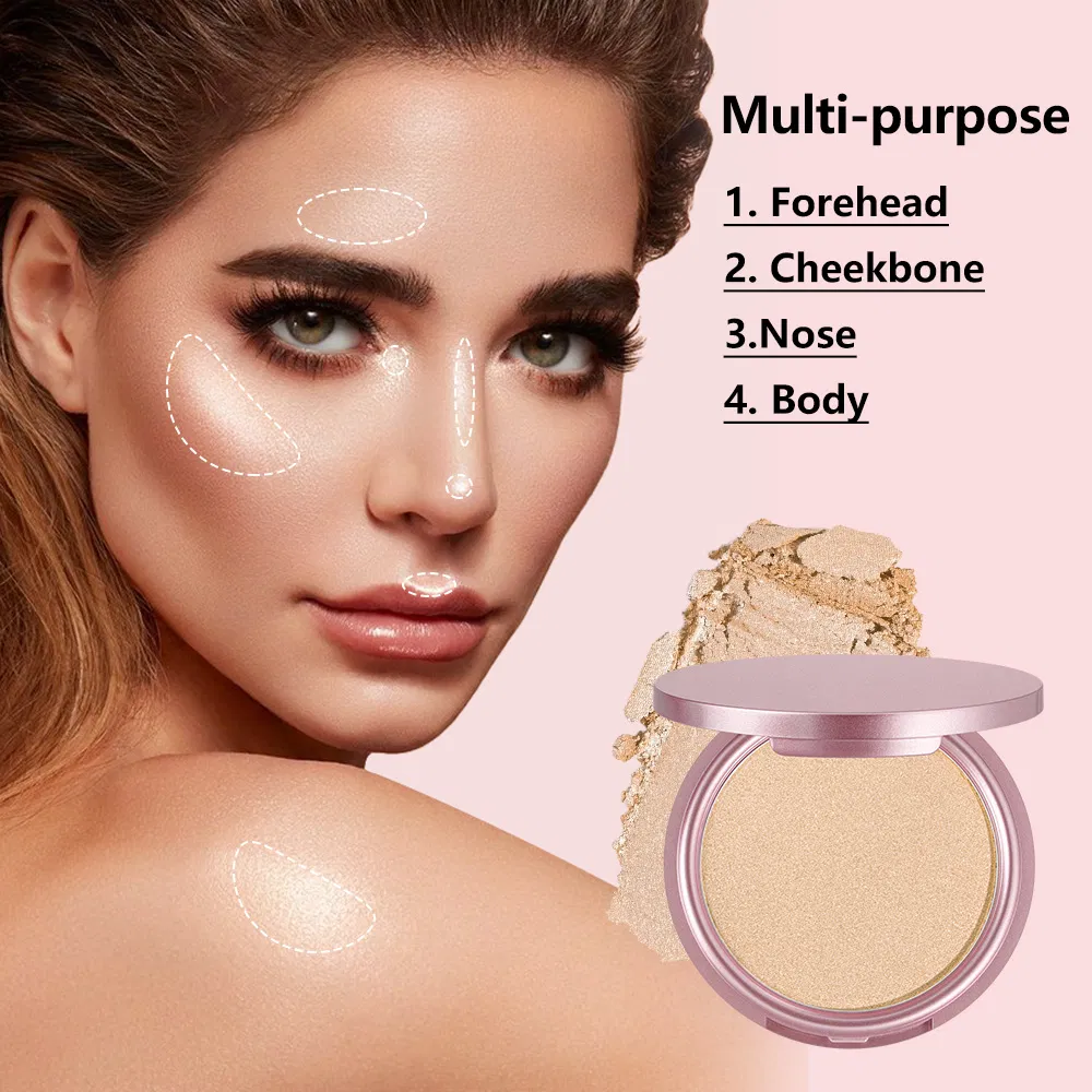 Wholesale Face Makeup Custom Logo Private Label Makeup Supplies High Pigment Highlighter