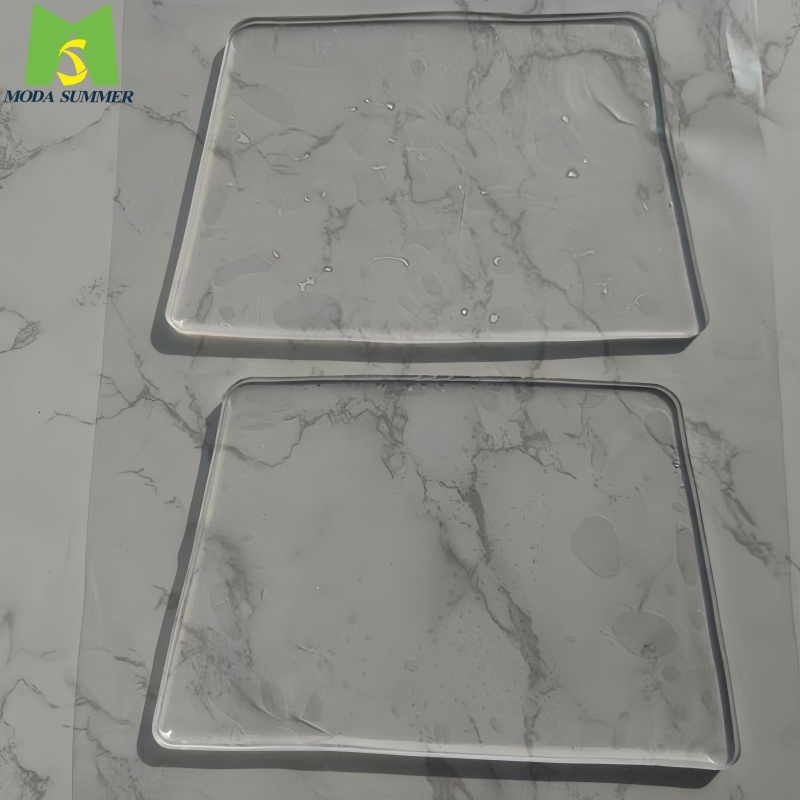 Super Soft Pads Horse Back Support Transparent Gel Anti Slip Rear Riser Pad