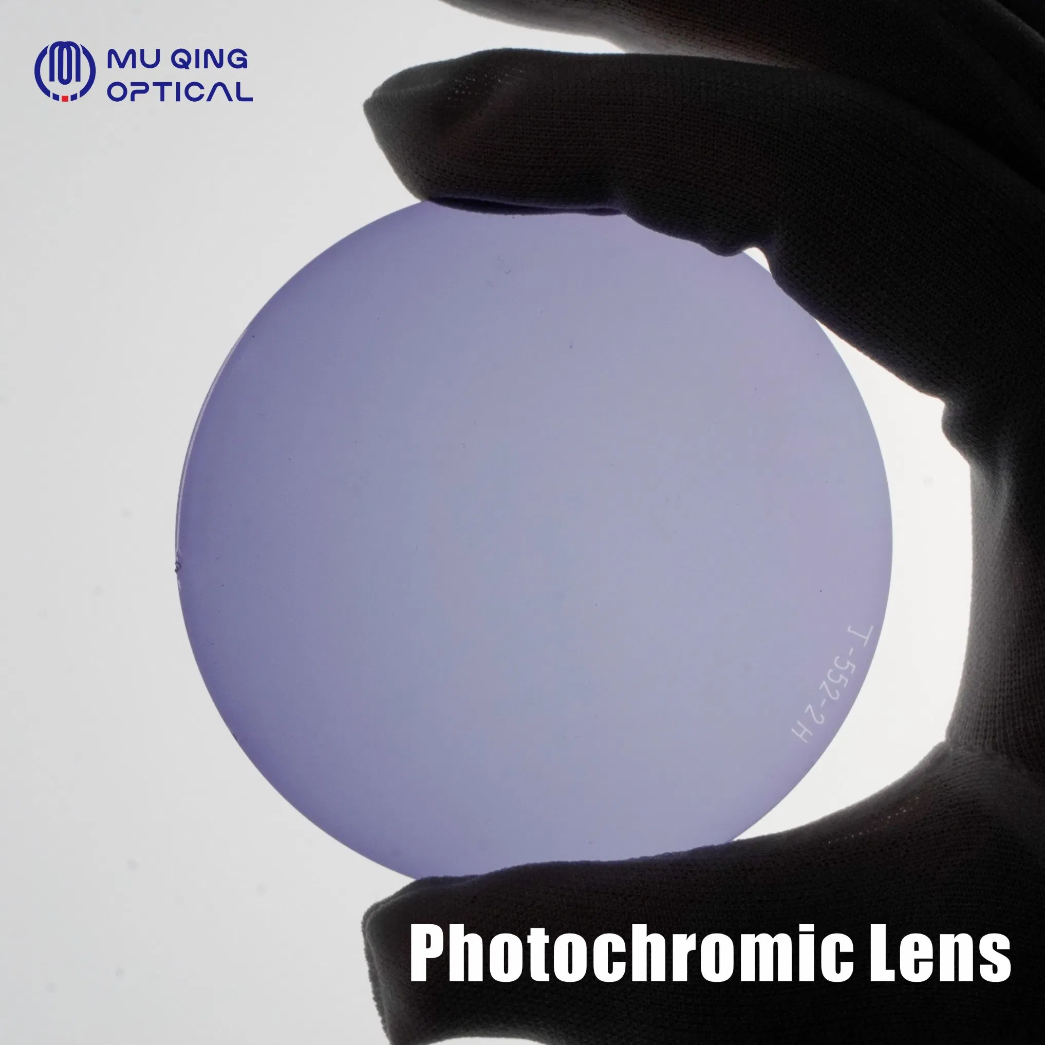 Danyang Hmc 1.56 Photochromic Eyeglasses Lenses Photo Grey Invisible Bifocal Prescription Optical Lens