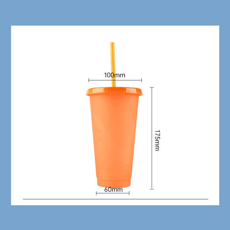 Многоразовая пластиковая кружка 24oz с меняющим цвет
