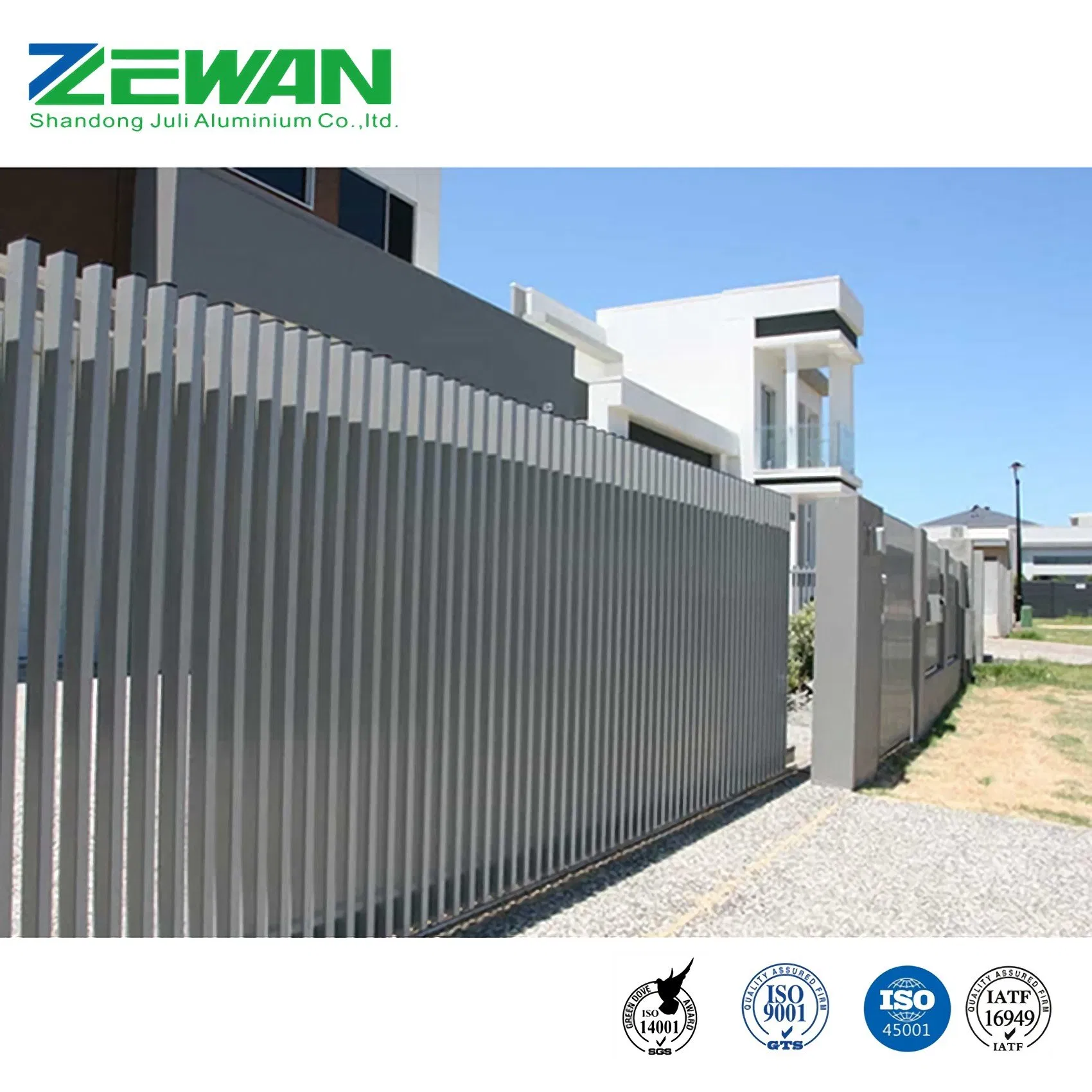 Aluminum Fencing Post Outdoor Garden Decorative Fence Panels Made in China