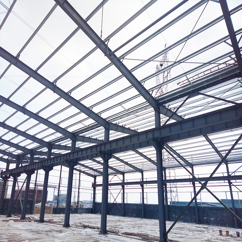 Qingdao Factory Prefabricated Frame Construction Steel Structure Shop Shed Workshop