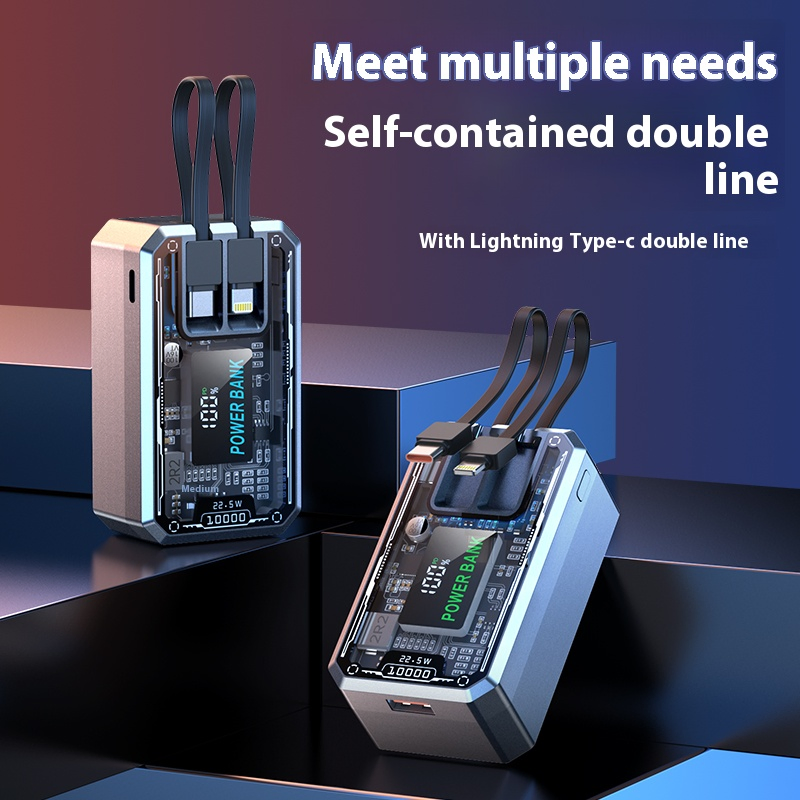 Pd20W Bidirectional Fast Charging Power Bank with 10000mAh Capacity