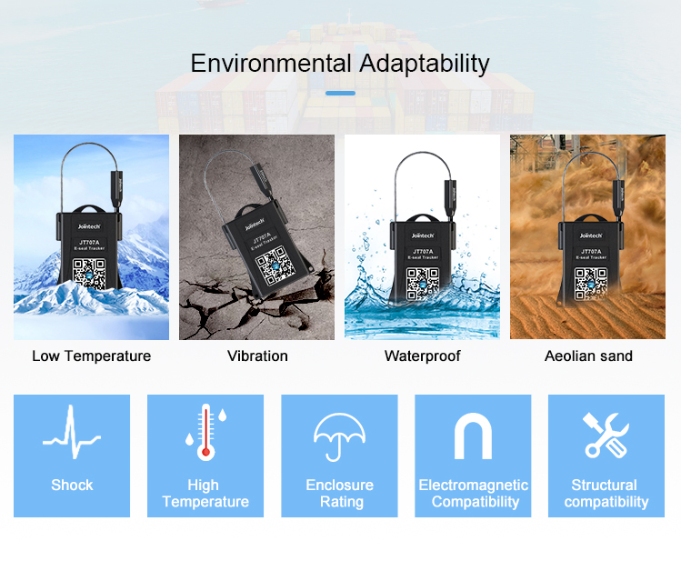 GPS Navigation Cable Seal Lock Container Tracker