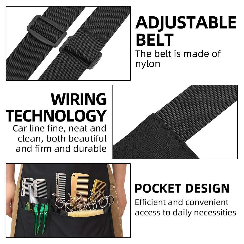 Custom Color Logo Waterproof Hair Cutting Styling Barber Supplies Cape Apron