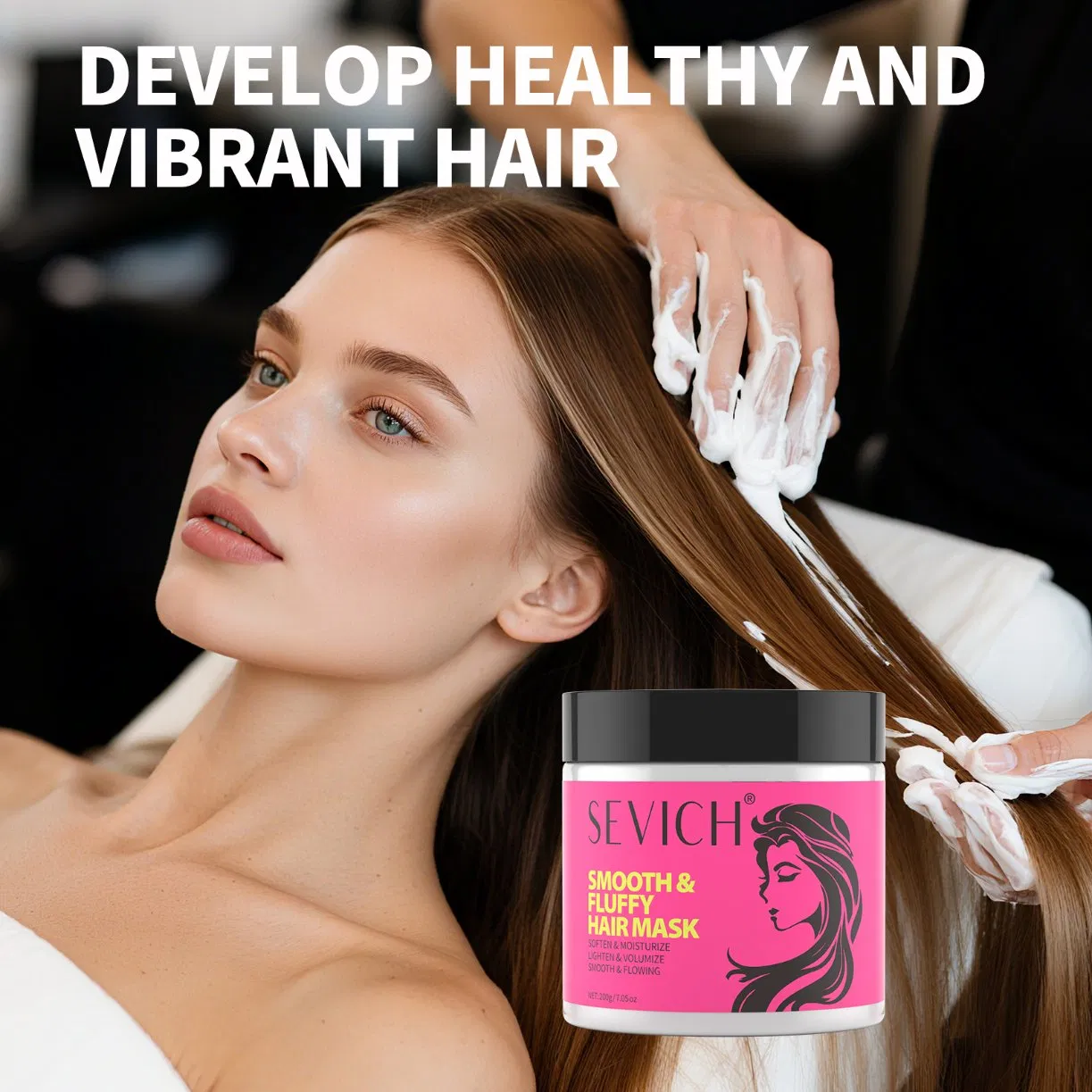 Natural Keratin Argan Oil Herbal Smoothing and Repairing Hair Mask