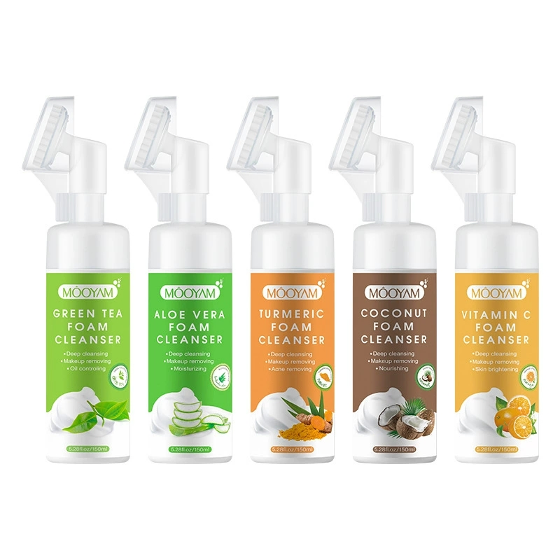 Foaming Acne Face Wash Moisturizing Deep Cleansing Mousse Exfoliating Bubble Facial Cleanser