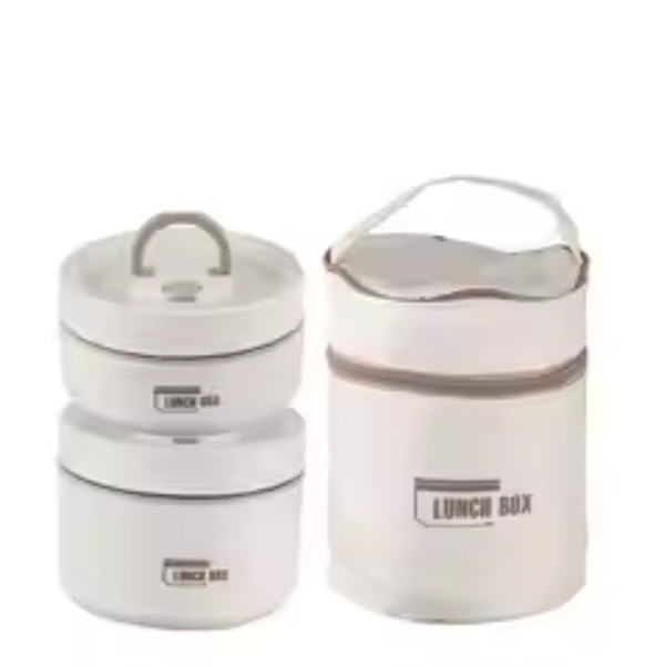 3-Layers Acrylic Plastic Borrow Word Sork Insulated Bento Lunch Box Kitchen Organizer Lb-3