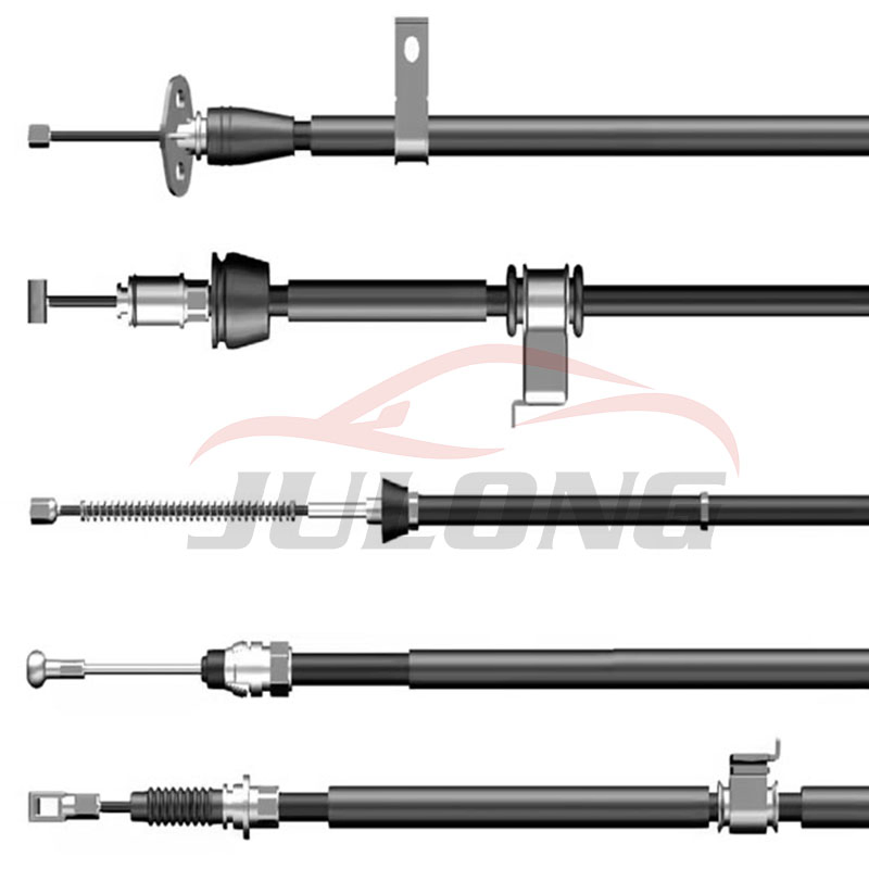 Трос ручного тормоза Volkswagen 1KM-609-721A